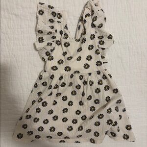 Zara Toddler Floral Flutter Sleeve Dress